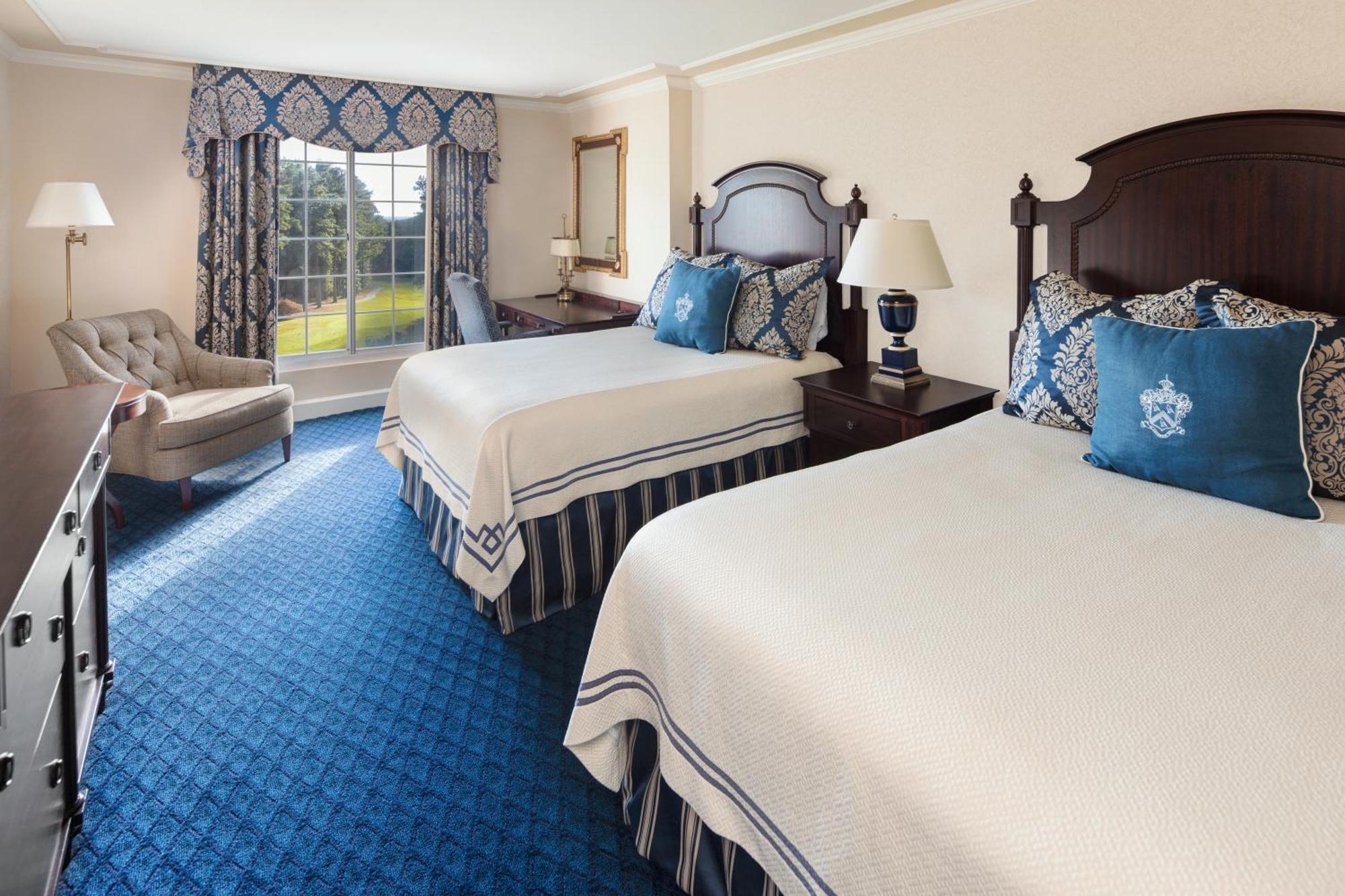 Double Room with Two Double Beds with Golf View